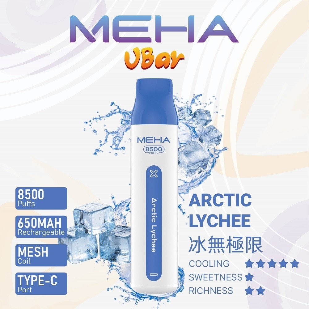 魅嗨MEHA VBar小白條一次性|8500口 拋棄式電子煙:圖片 5